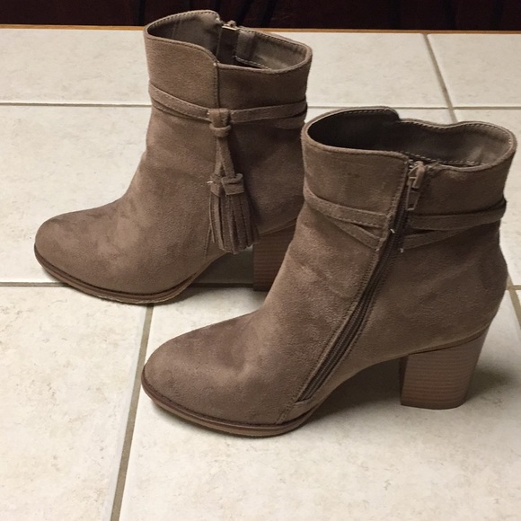 ✨✨Reduced only worn once Suede Brown Boots✨✨ - Picture 2 of 5